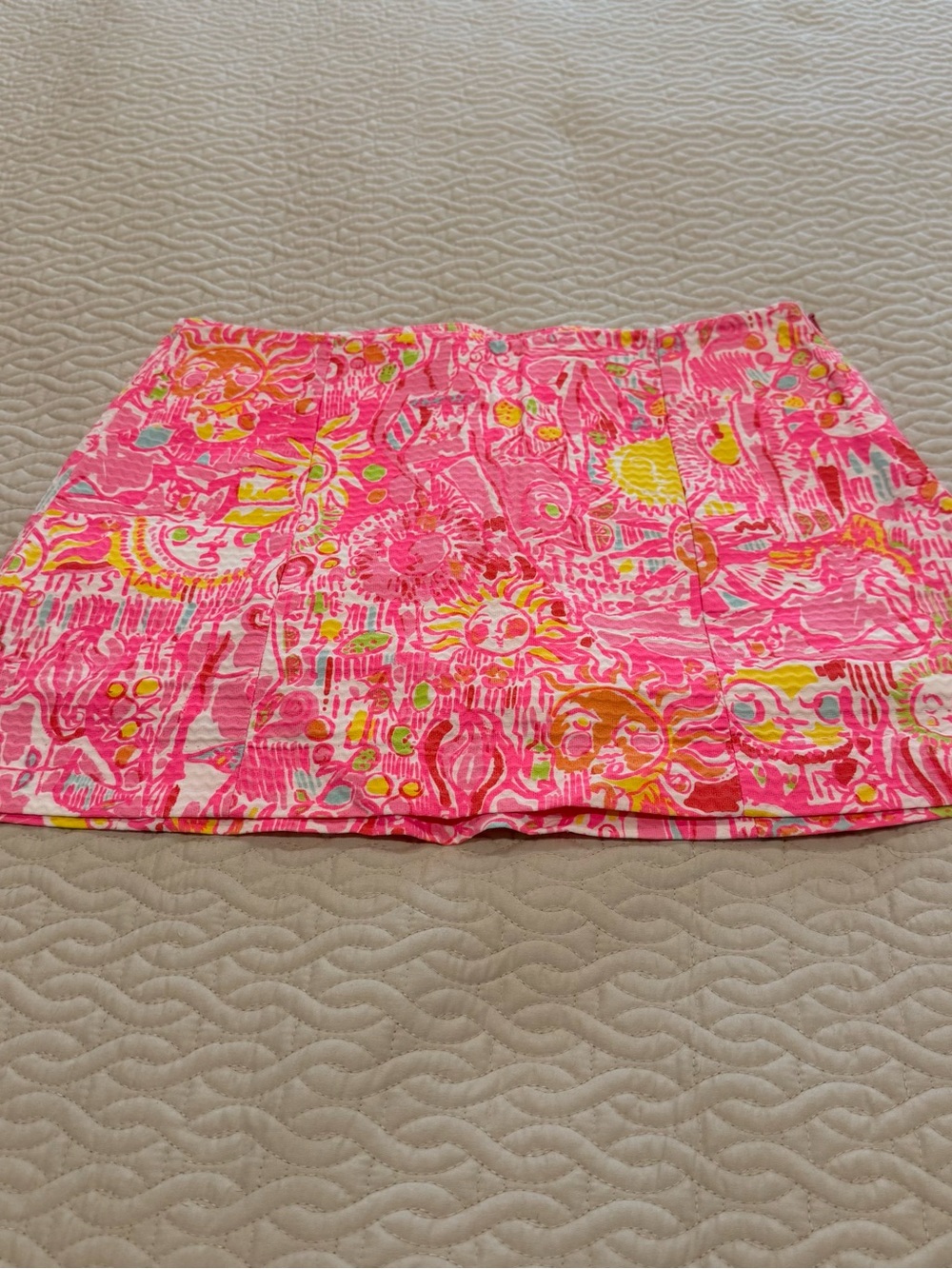 Lilly Pulitzer Pink Floral-Print Mini Skirt